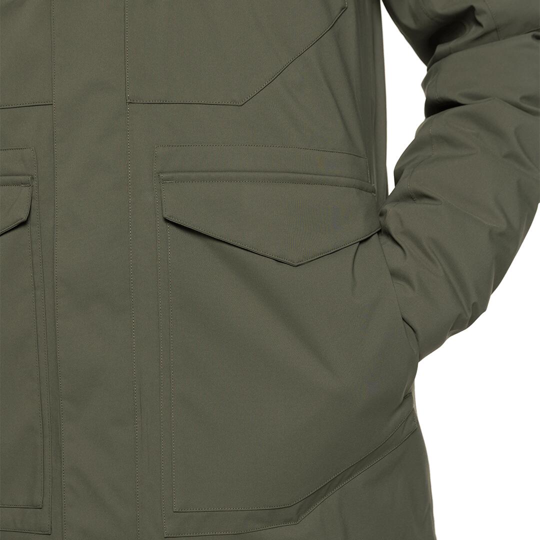 Parka para Hombre Trangoworld Wollaston termic Verde Impermeable Transpirable 5/7