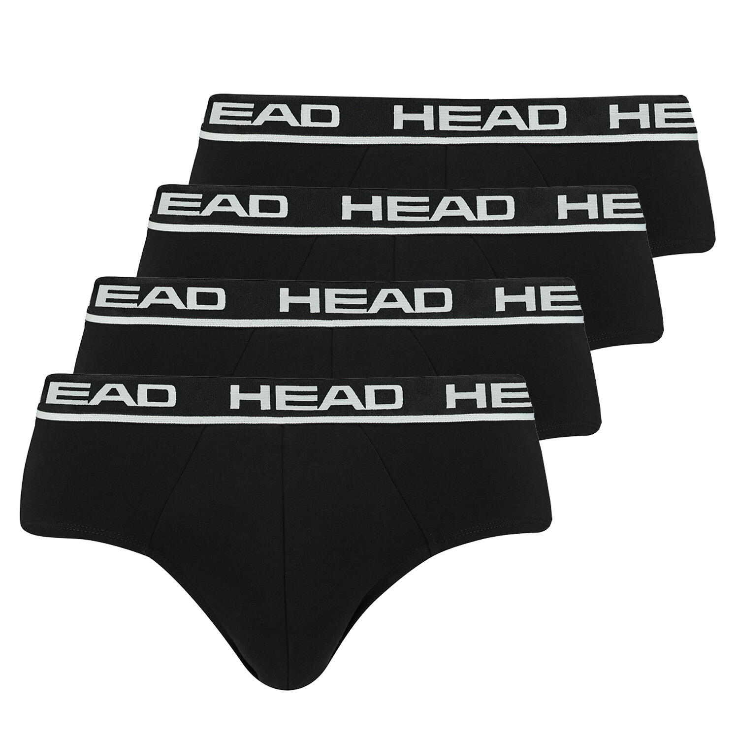 HEAD BOXERS 4 PACK Head Herren Basic Brief Pant Slip Unterwäsche Unterhose
