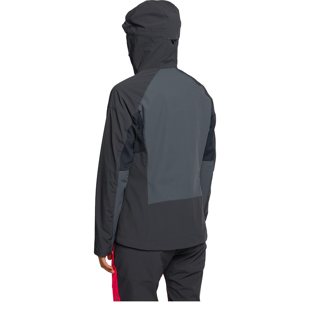 Softshell para Mujer Trangoworld Palu Gris/Rosa/Gris 2/7