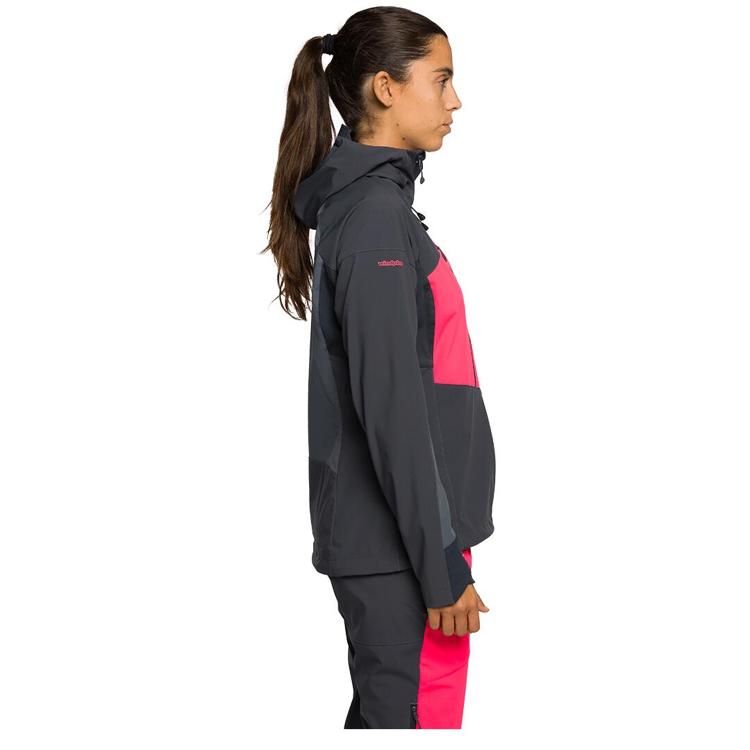 Softshell para Mujer Trangoworld Palu Gris/Rosa/Gris 4/7