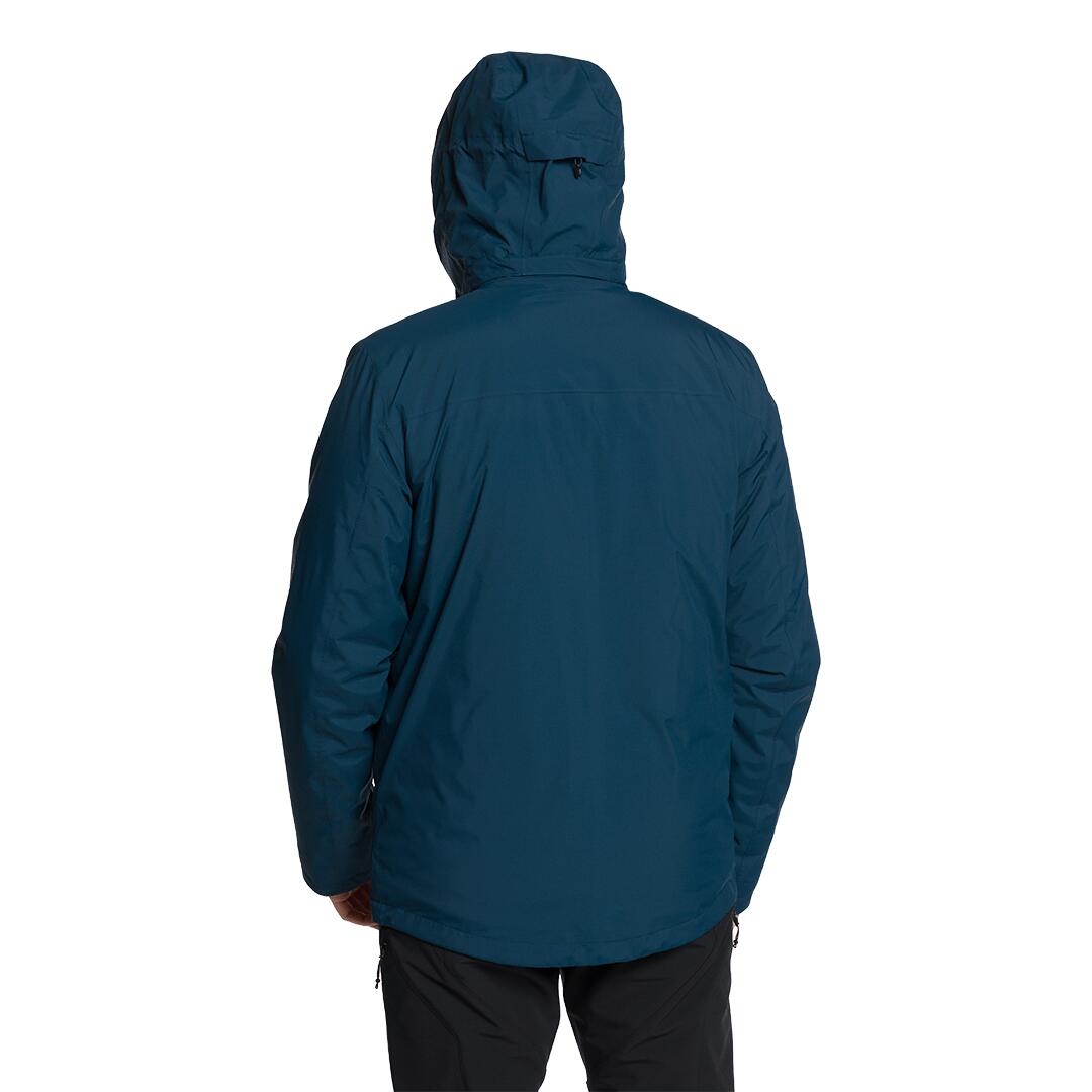Chaqueta 3 en 1 para Hombre Trangoworld Salama complet Azul/Negro Impermeable 2/7