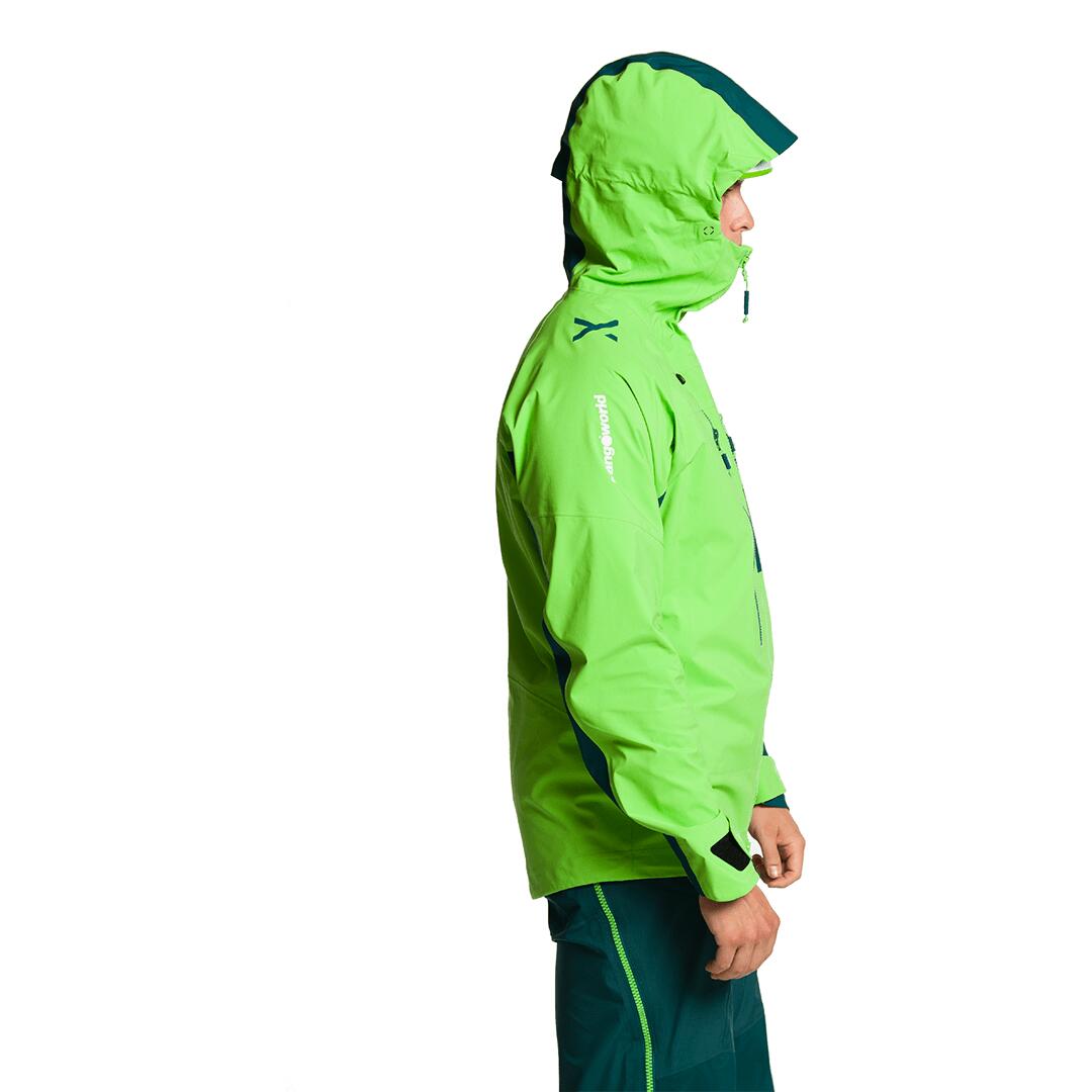 Chaqueta para Hombre Trangoworld Trx2 shell evo Verde/Verde/Negro Impermeable 4/7