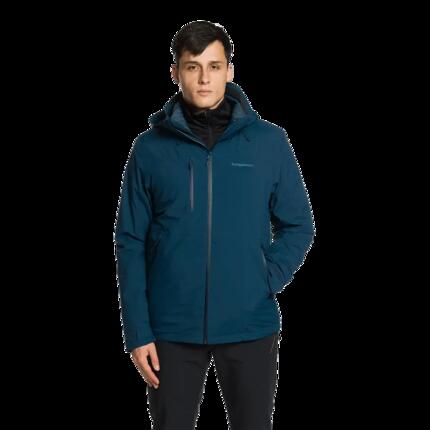 Chaqueta 3 en 1 para Hombre Trangoworld Salama complet Negro/Negro Impermeable