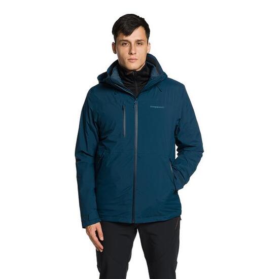 Chaqueta 3 en 1 para Hombre Trangoworld Salama complet Negro/Negro Impermeable