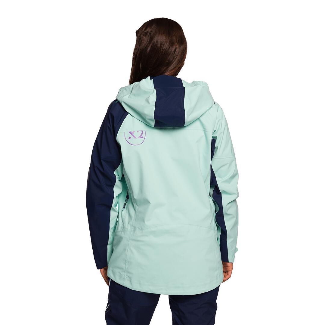 Chaqueta para Mujer Trangoworld Trx2 shell wm evo Verde/Negro/Azul Impermeable 3/7
