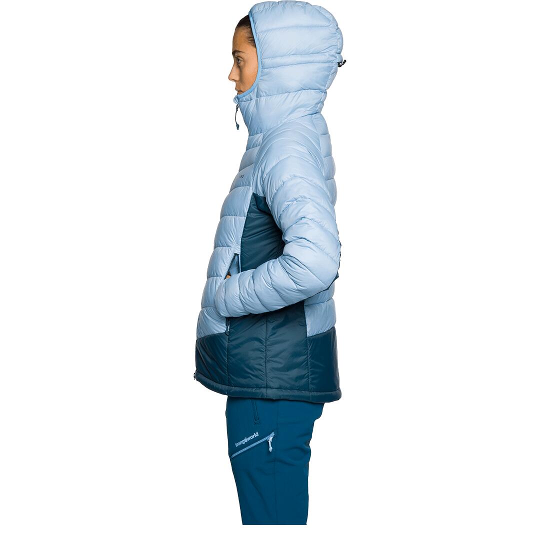 Chaqueta acolchada para Mujer Trangoworld Rulhe v02 Azul/Azul/Gris 4/7