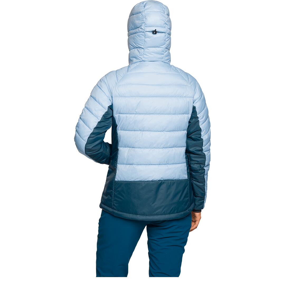 Chaqueta acolchada para Mujer Trangoworld Rulhe v02 Azul/Azul/Gris 3/7