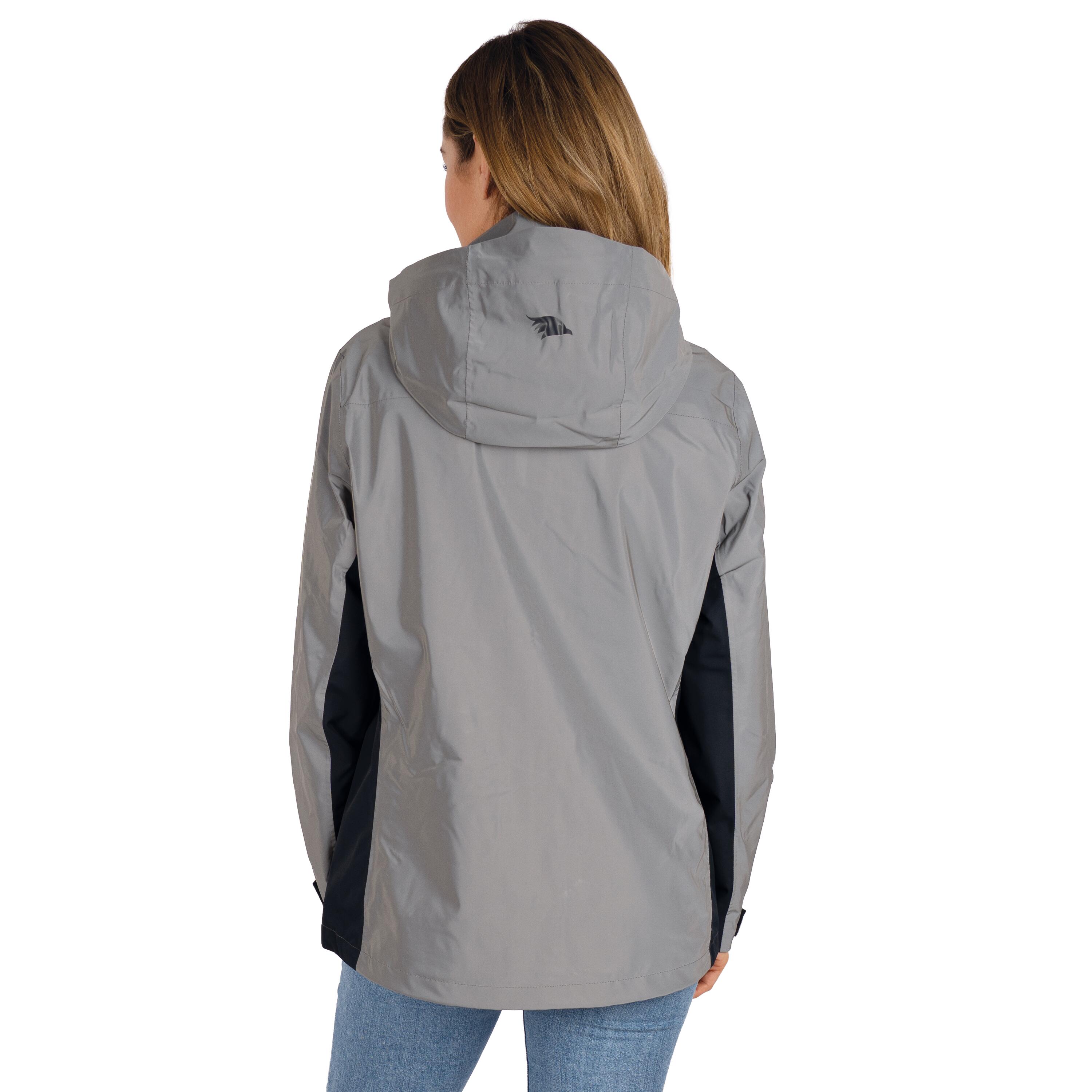Veste 3-en-1 femme imperméable et réfléchissante avec polaire amovible 3/7