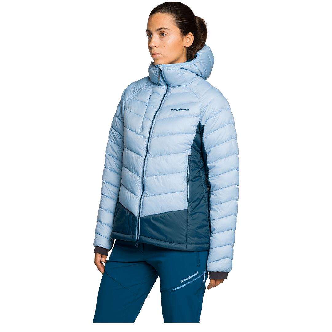 Chaqueta acolchada para Mujer Trangoworld Rulhe v02 Azul/Azul/Gris 5/7