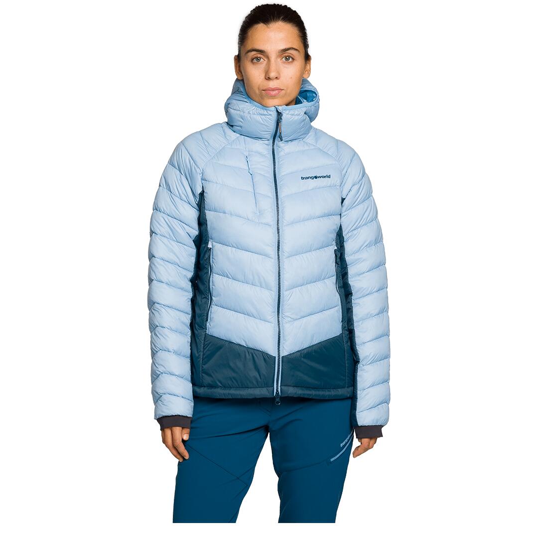 Chaqueta acolchada para Mujer Trangoworld Rulhe v02 Azul/Azul/Gris 2/7