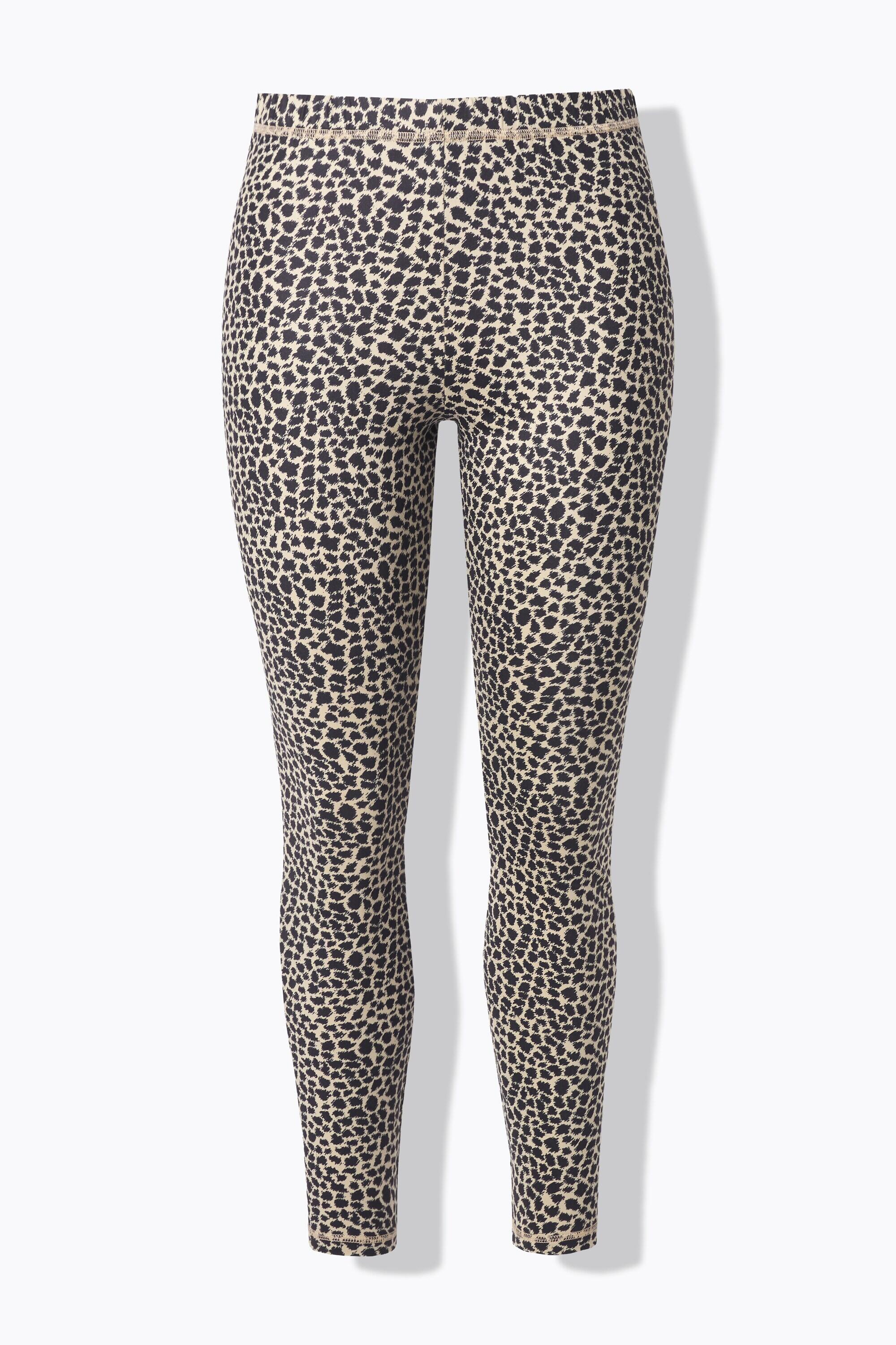 Damen Ski-Funktionsleggings Leomuster schmales Bein recycelt 11/11