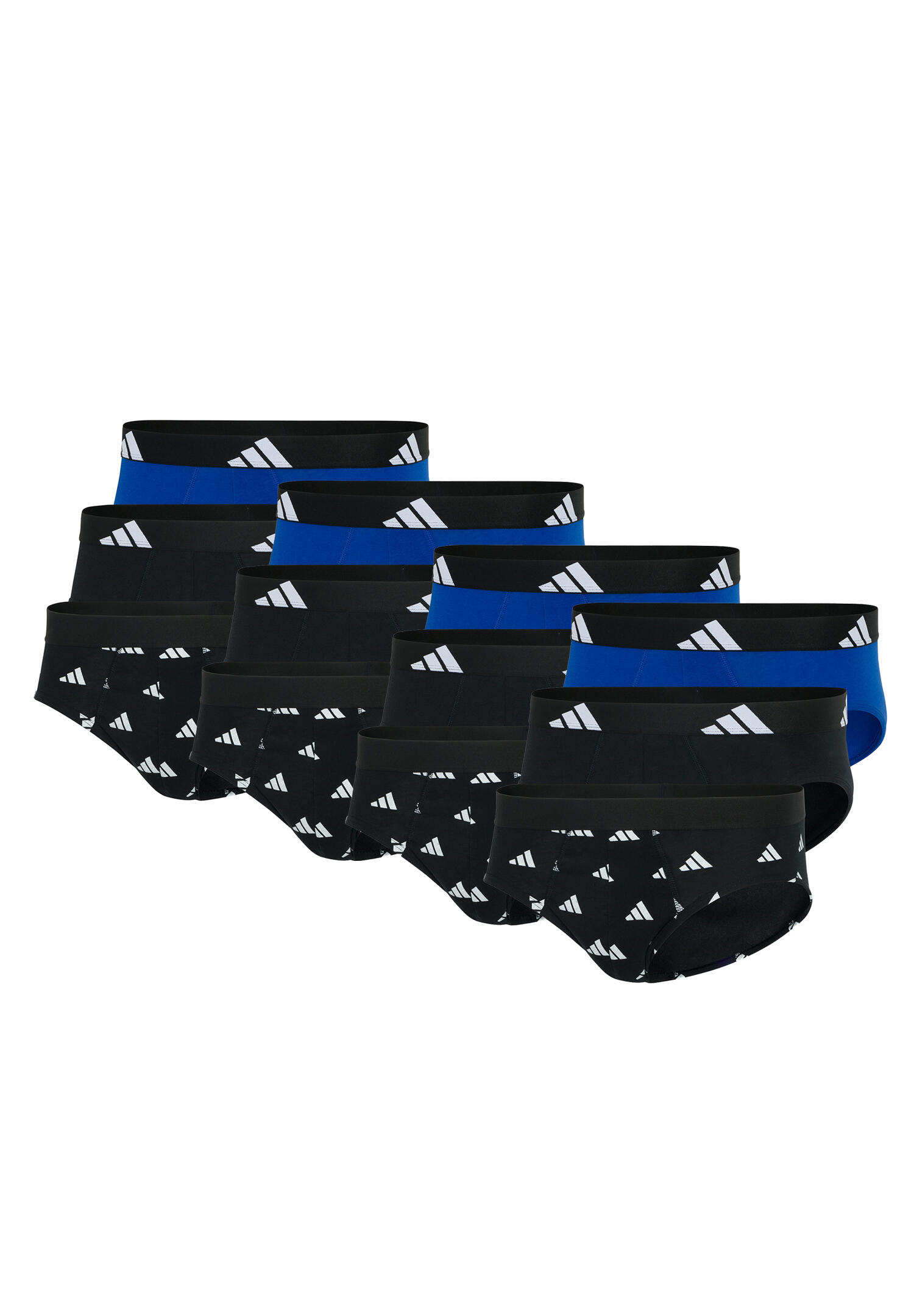 ADIDAS Adidas Basic Brief Men Herren Unterhose Slip Unterwäsche 12er Pack