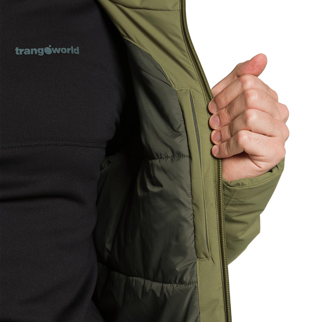 Chaqueta para Hombre Trangoworld Granby termic Verde/Verde Impermeable 7/7
