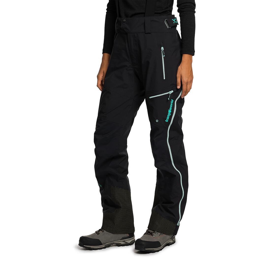 Pantalón para Mujer Trangoworld Trx2 shell wm evo Negro Impermeable 2/7