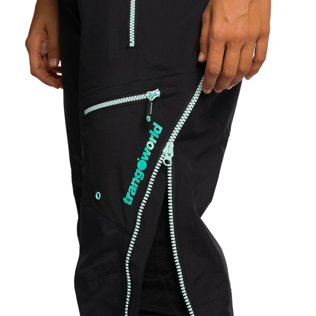 Pantalón para Mujer Trangoworld Trx2 shell wm evo Negro Impermeable 7/7