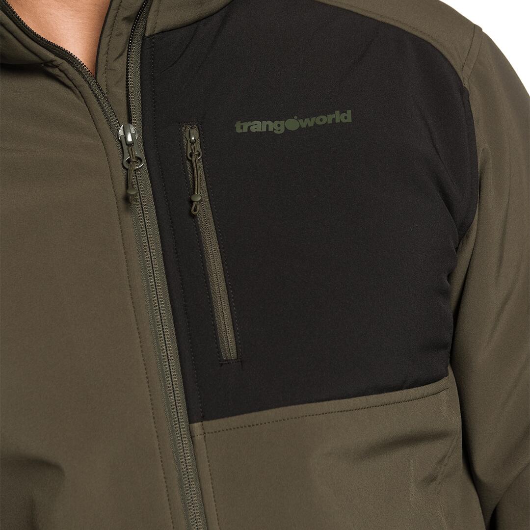 Softshell para Hombre Trangoworld Pradelles Verde/Negro 6/7