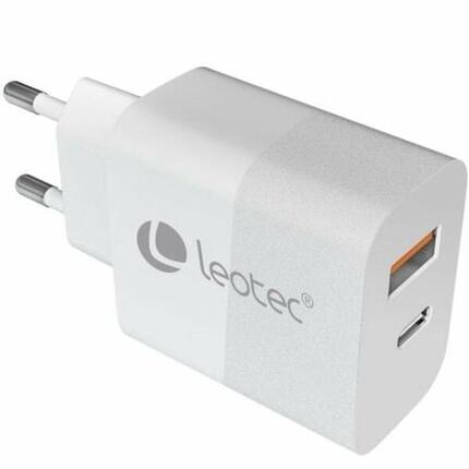 Chargeur mural LEOTEC LECSPH30W2W Blanc