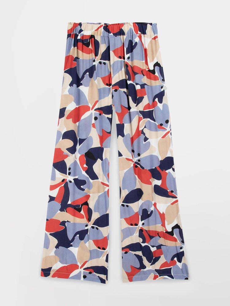 Pantalones TBS Agleapan para mujer - Azul/Rojo 4/5