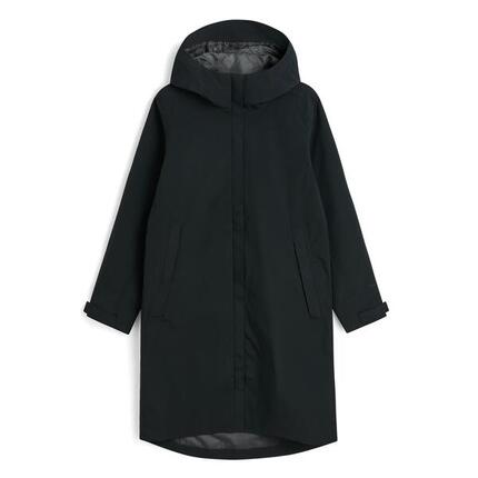 Damen Regenparka Wasserdicht Explorer Schwarz