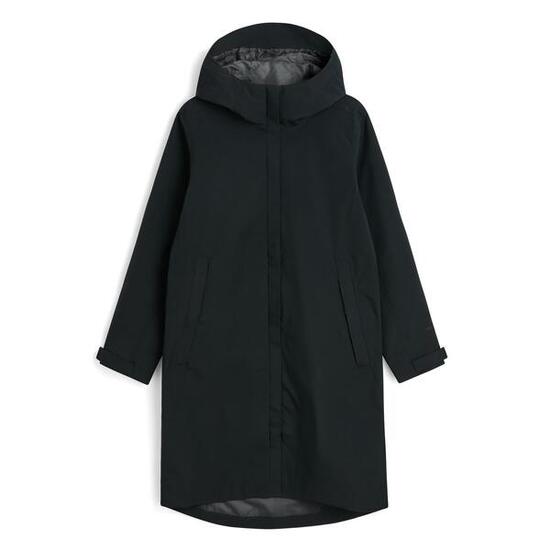 Damen Regenparka Wasserdicht Explorer Schwarz