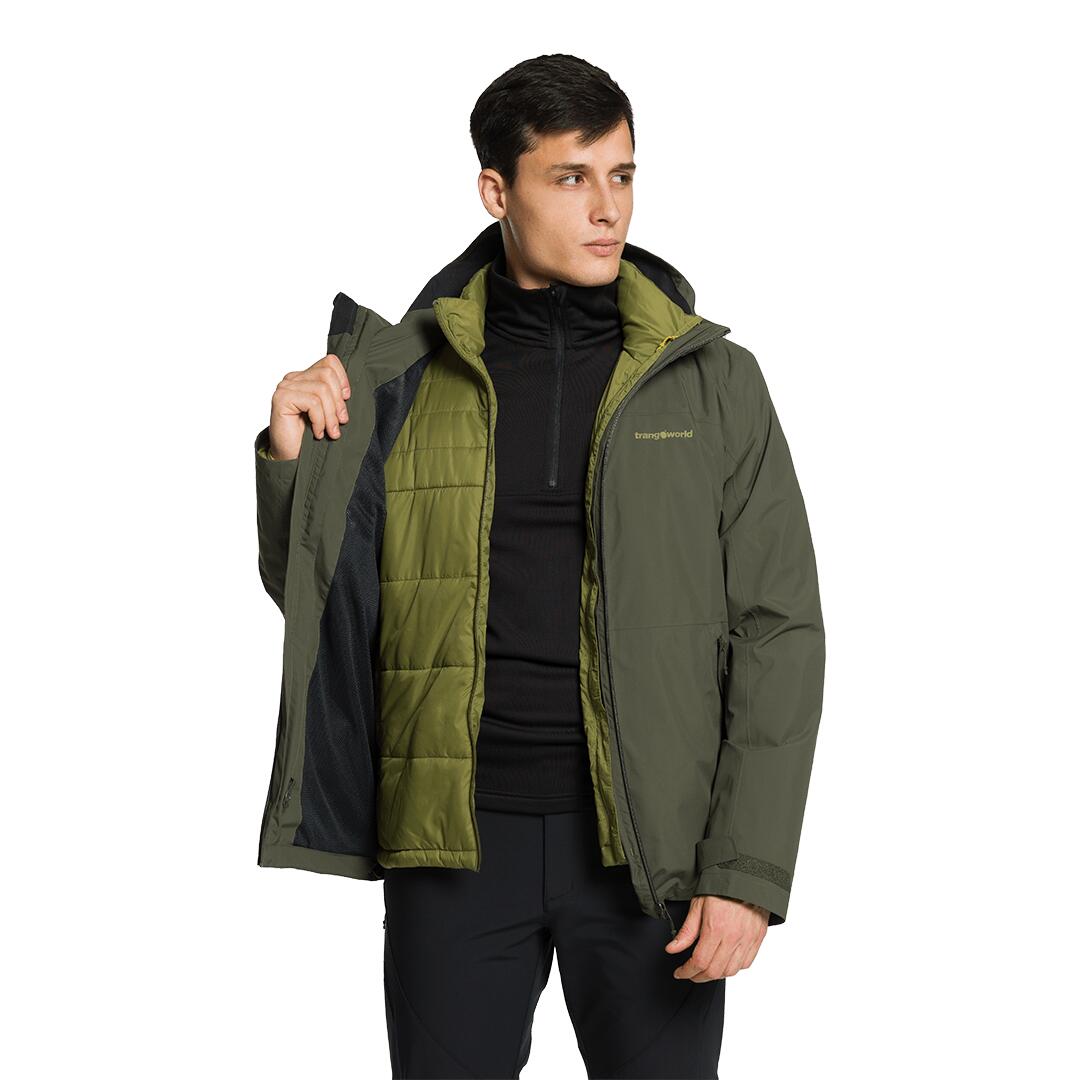 Veste hardshell Trangoworld Salama - Vert, Taille XL 7/7