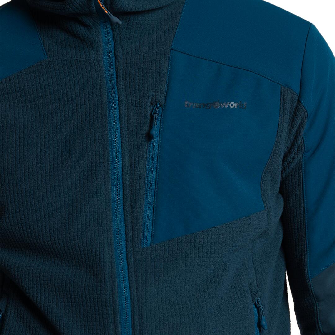 Forro polar para Hombre Trangoworld Guilin Azul 5/5
