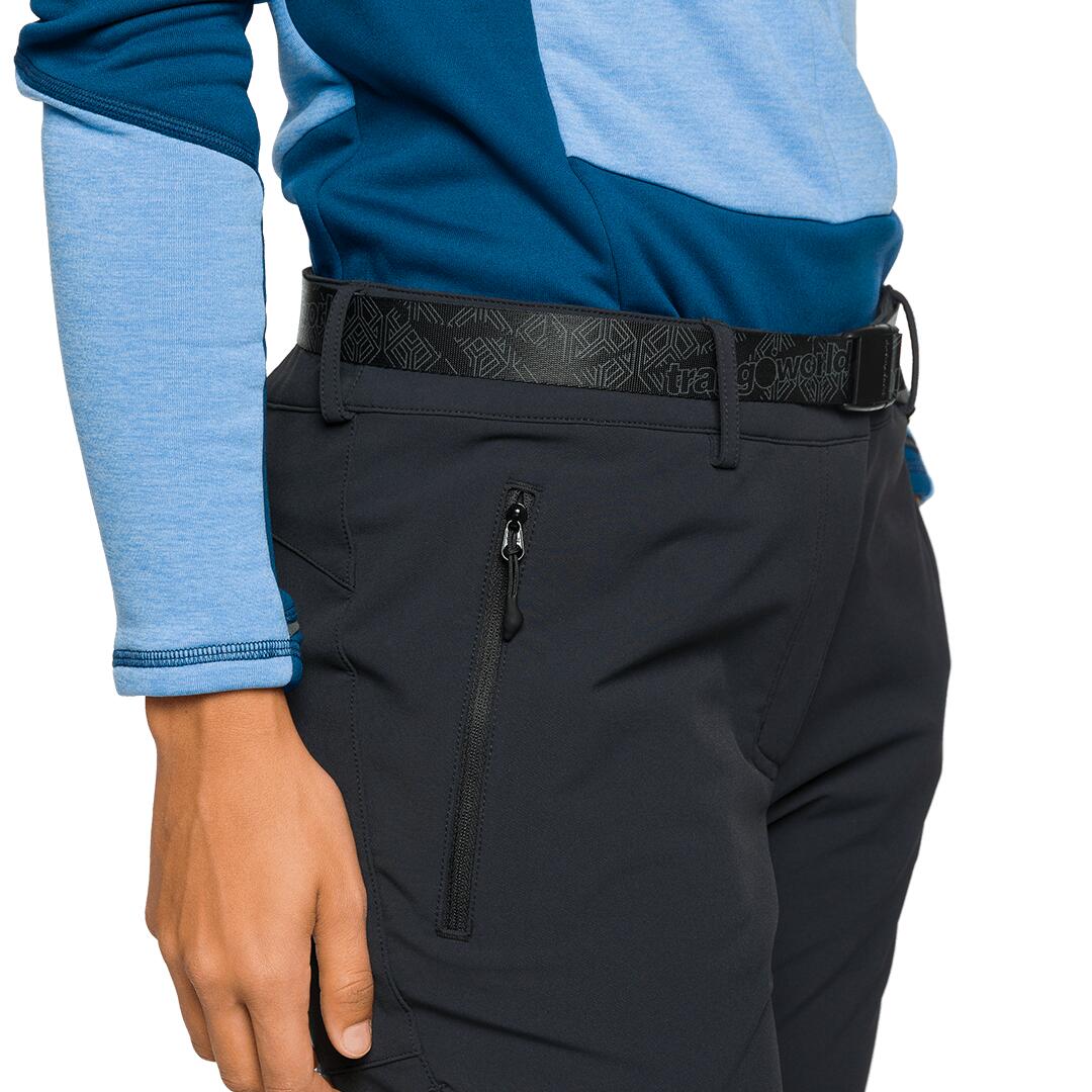 Pantalón para Mujer Trangoworld Dunai v02 Negro 4/7