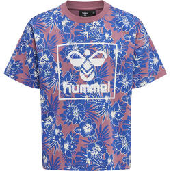 T-shirt fleurie fille Hummel