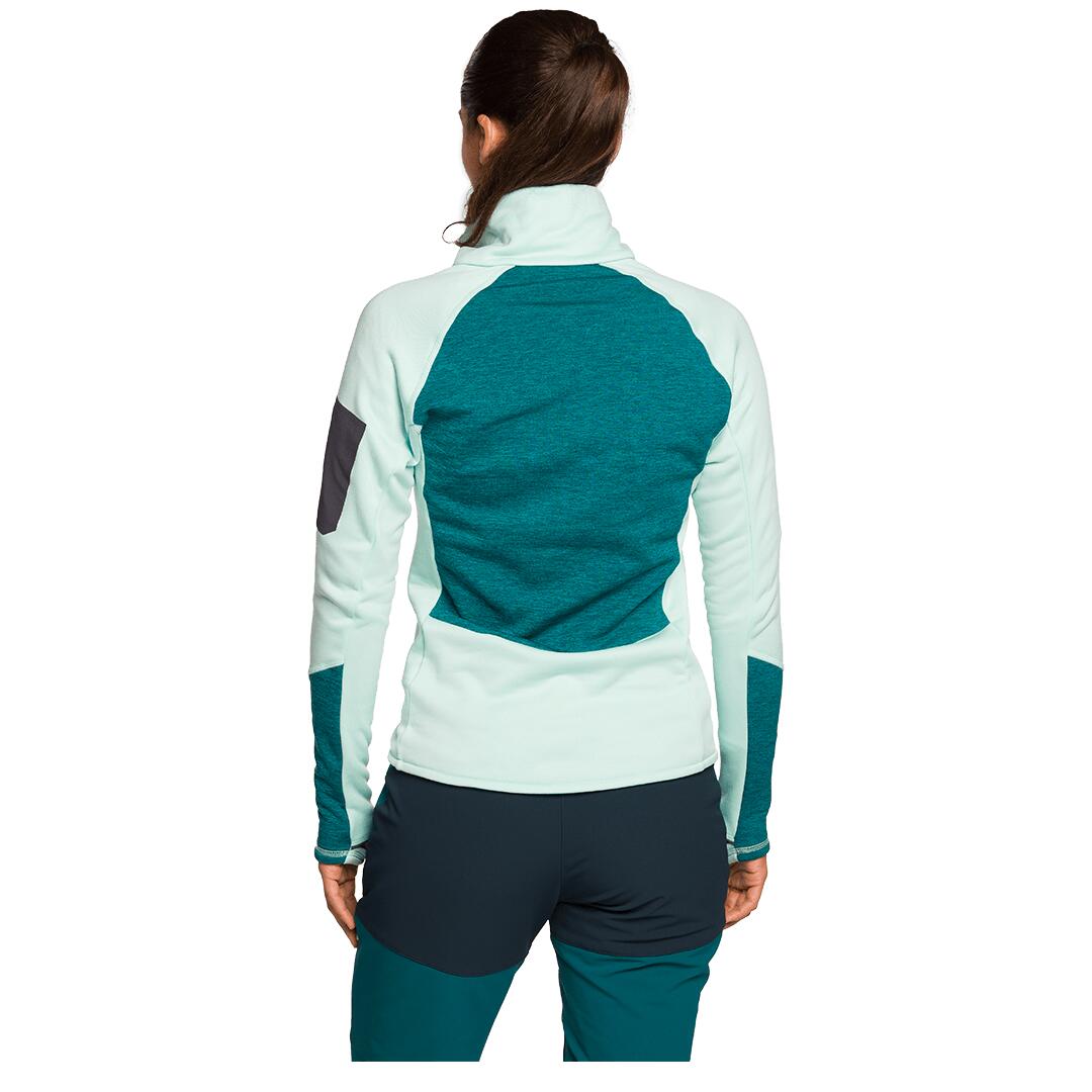 Jersey para Mujer Trangoworld Brenta Verde/Verde/Gris 2/5