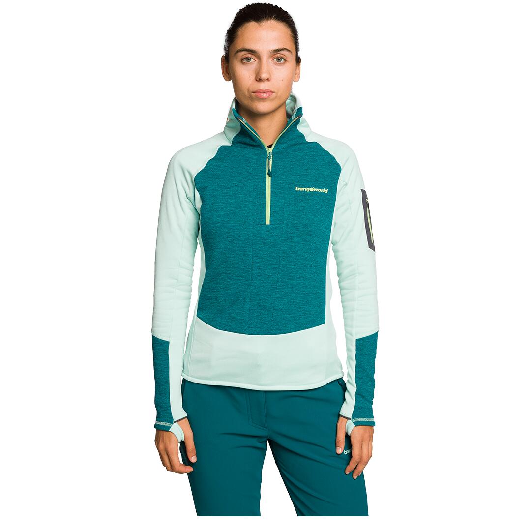 azul cerceta / verde menta pálido / gris oscuro