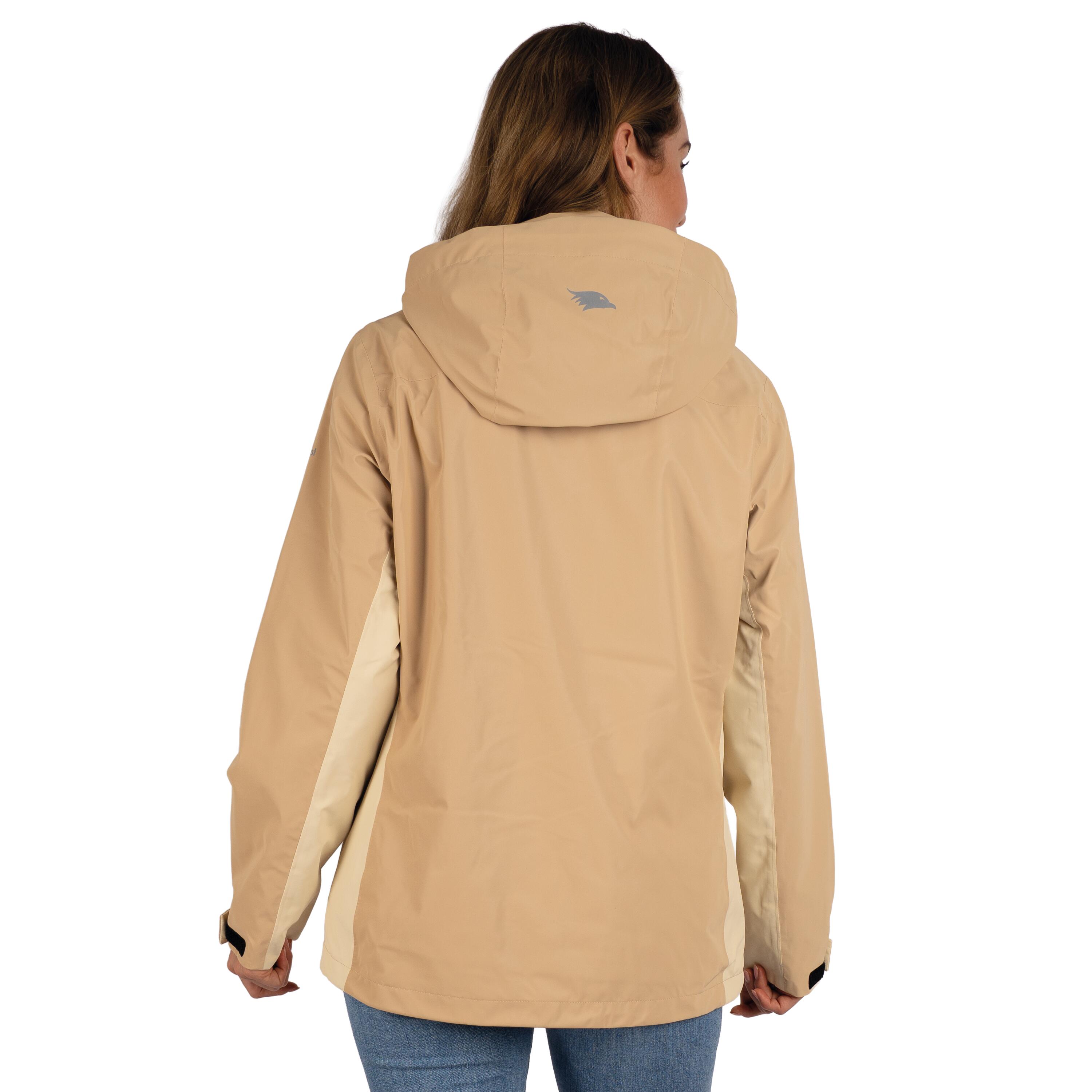 Veste 3-en-1 femme imperméable et réfléchissante avec polaire amovible 3/7
