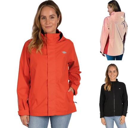 3-in-1 Jacke Damen Regenjacke wasserdicht & reflektierend - mit Fleece Zipp-In