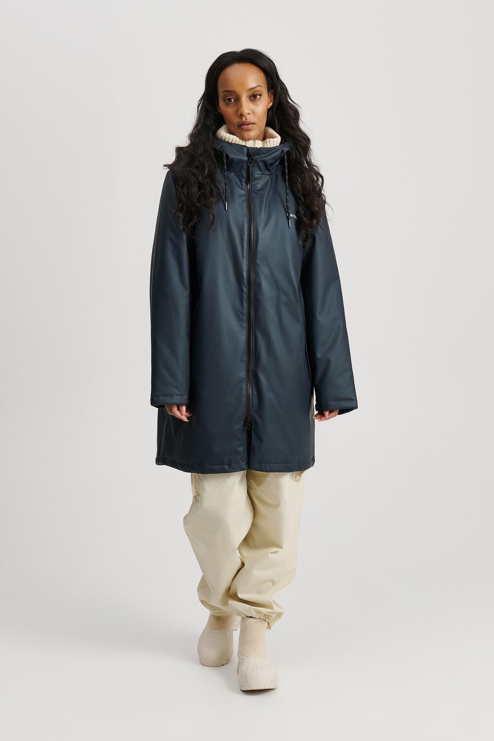 Manteau de pluie de randonnée matelassé Wings bleu marine 7/7