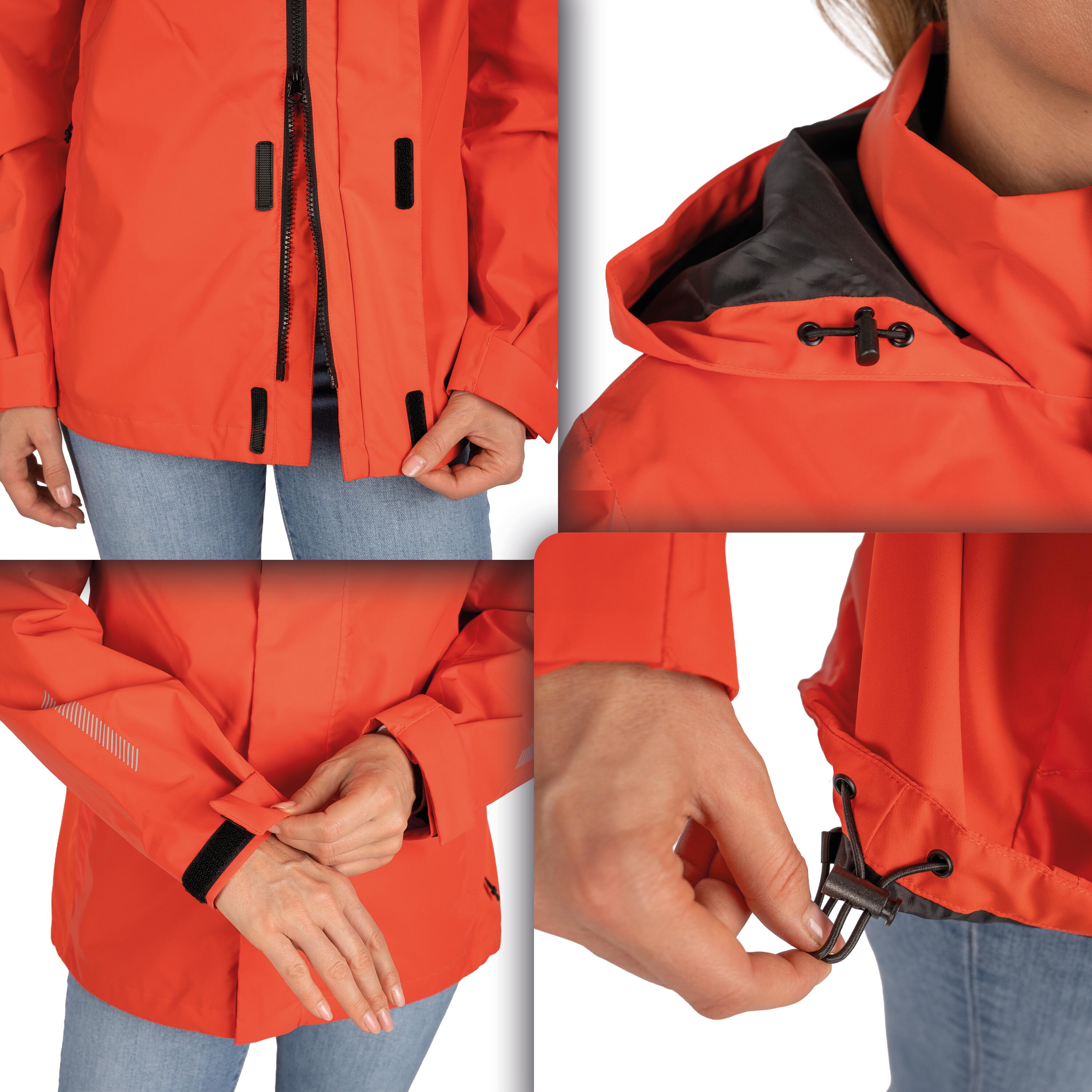 3-in-1 Jacke Damen Regenjacke wasserdicht & reflektierend - mit Fleece Zipp-In 6/7