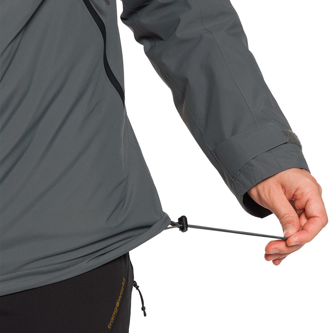 Chaqueta 3 en 1 para Hombre Trangoworld Salama complet Gris/Gris Impermeable 6/7