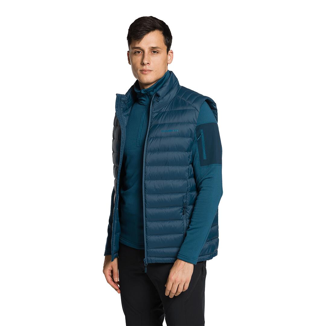 Chaleco para Hombre Trangoworld Otal dc Azul 90g 600cuin 3/6