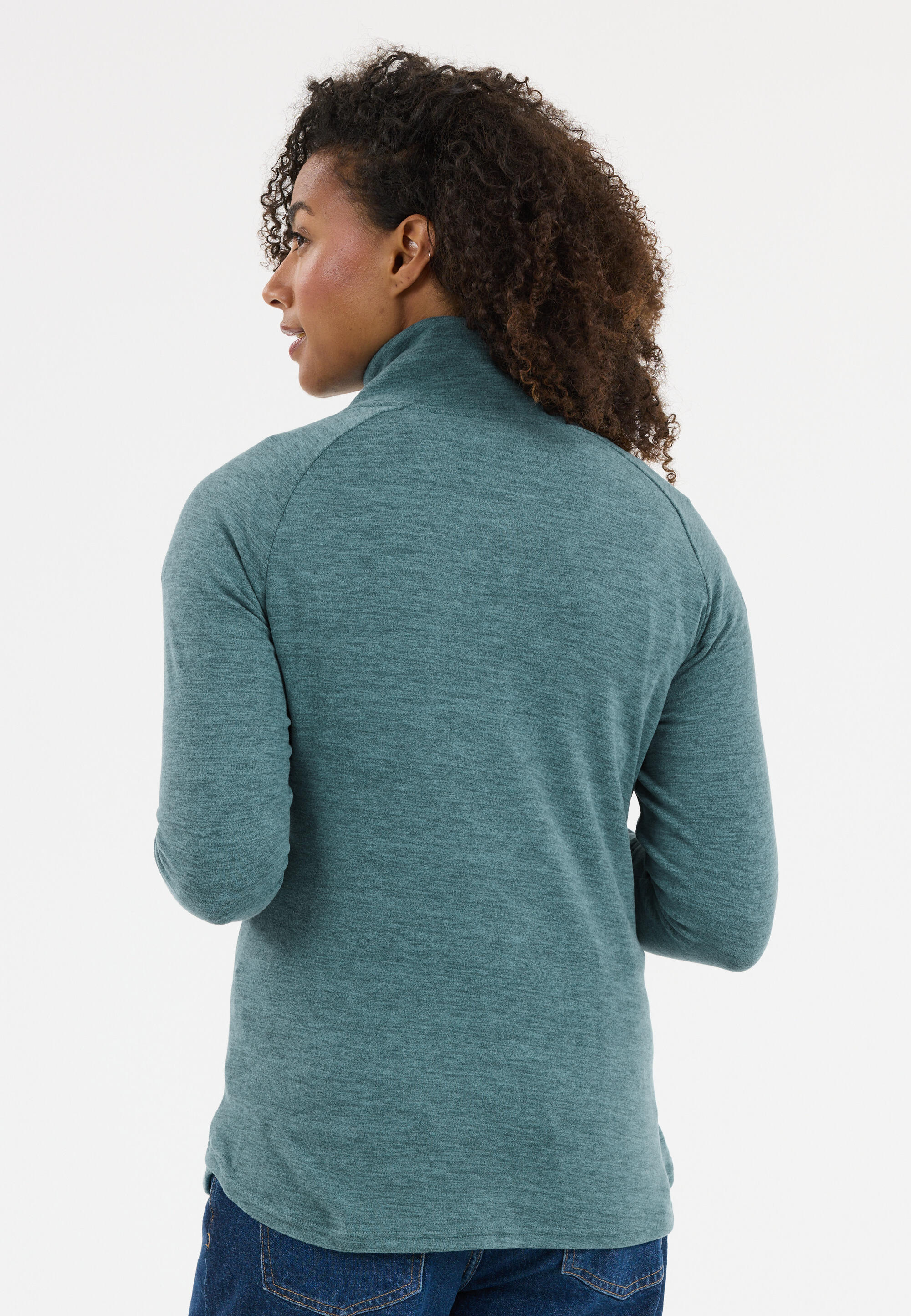 Camiseta de manga larga con cuello con cremallera para mujer Whistler Kajsa 5/5