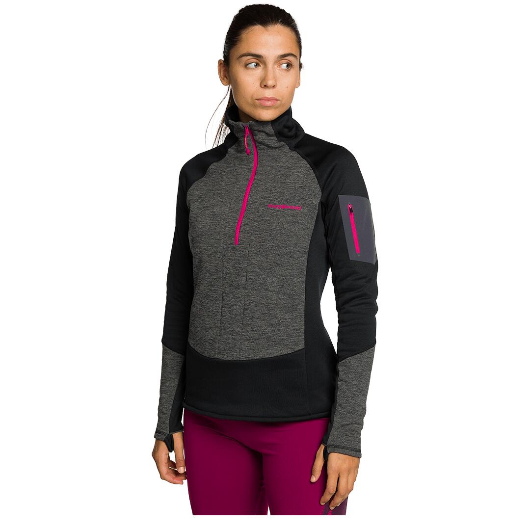 Jersey para Mujer Trangoworld Brenta Negro/Gris 3/7