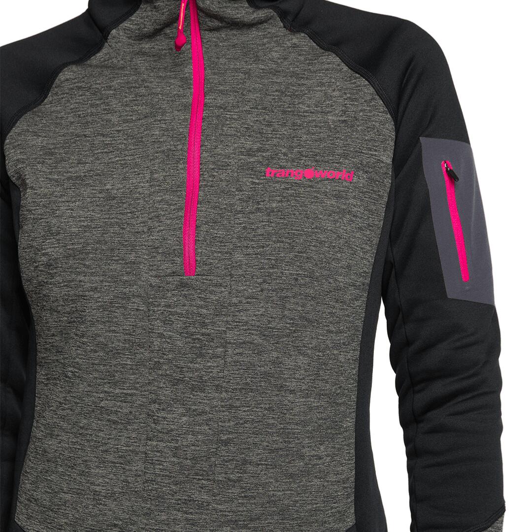 Jersey para Mujer Trangoworld Brenta Negro/Gris 5/7