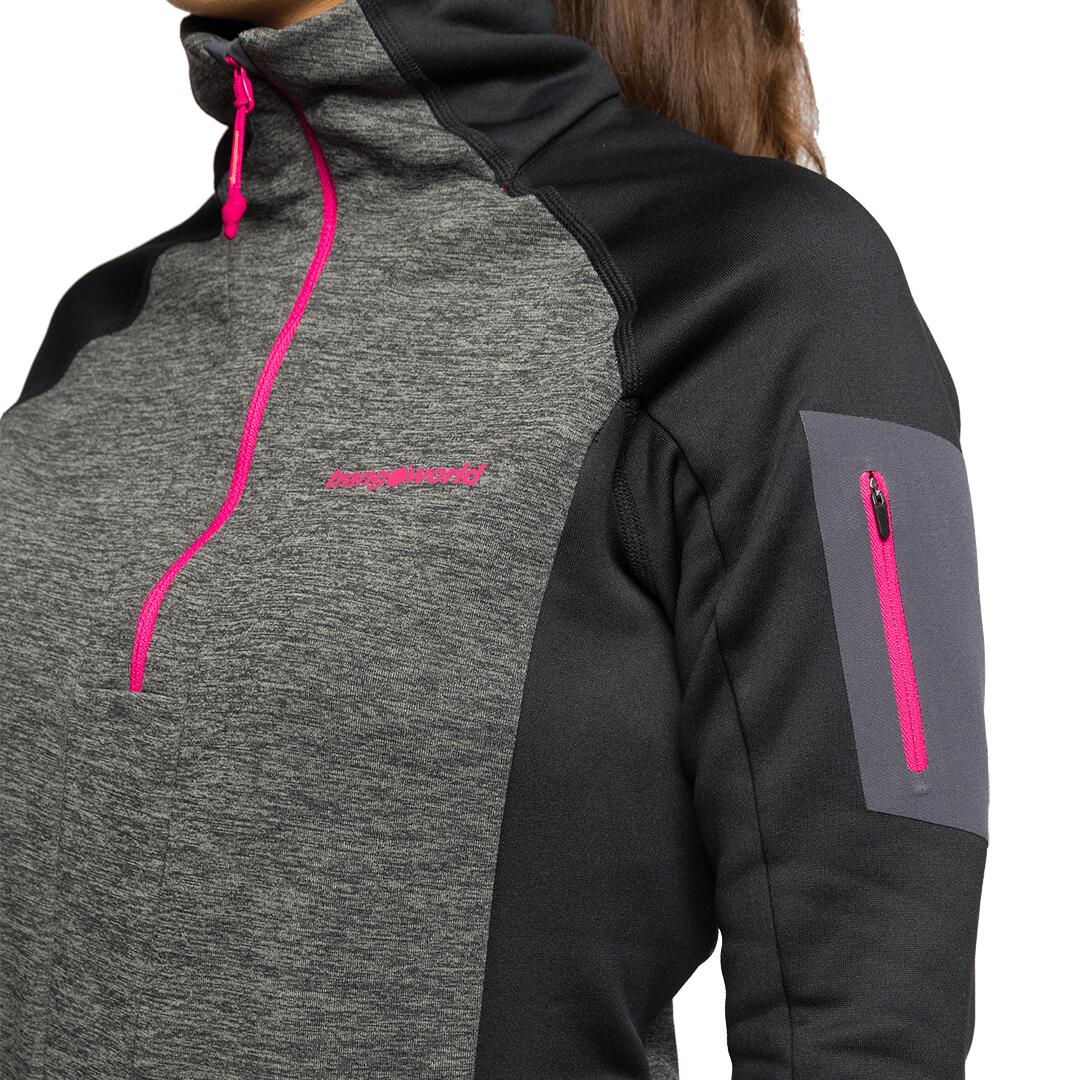 Jersey para Mujer Trangoworld Brenta Negro/Gris 6/7