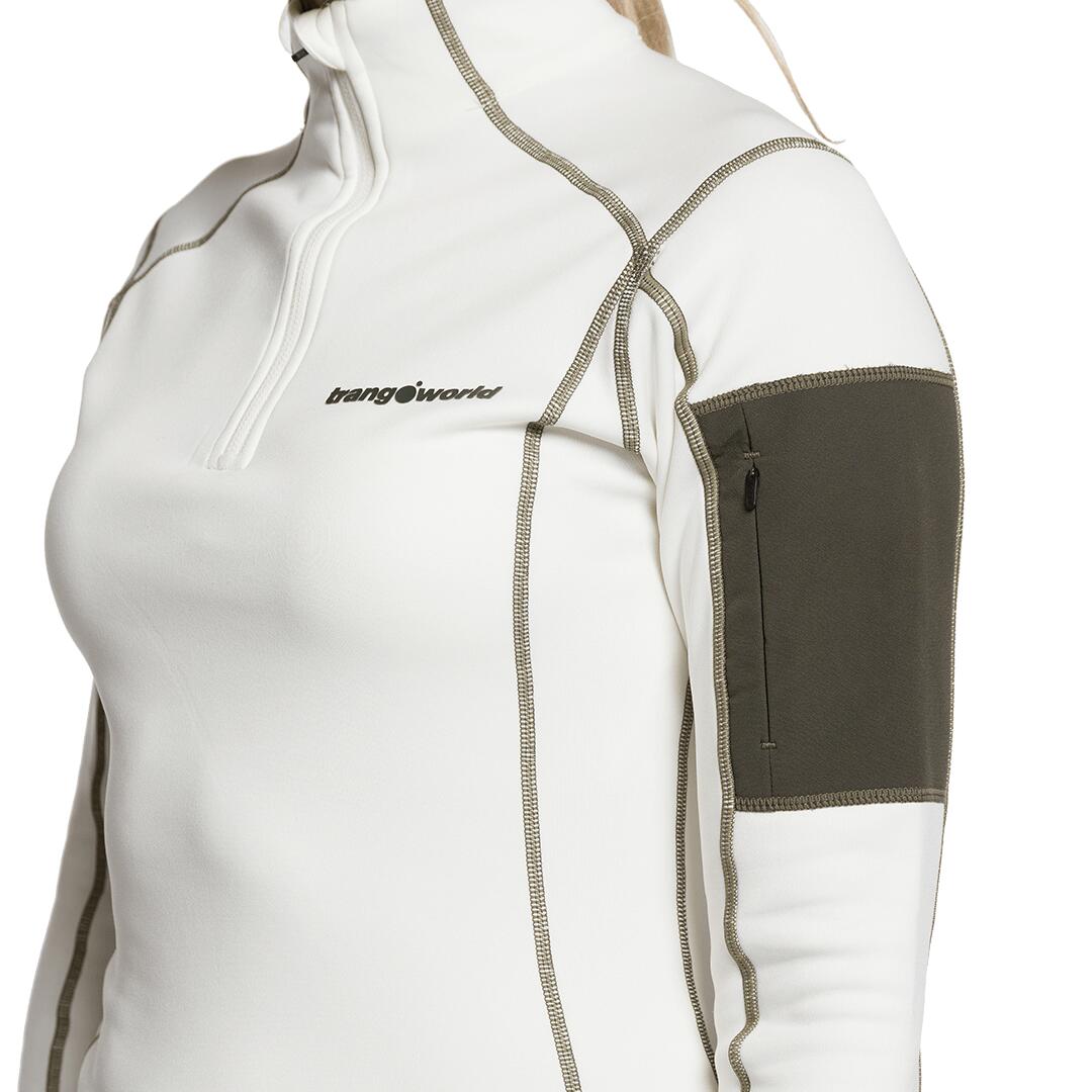 Jersey para Mujer Trangoworld Geelong Blanco/Verde 3/3