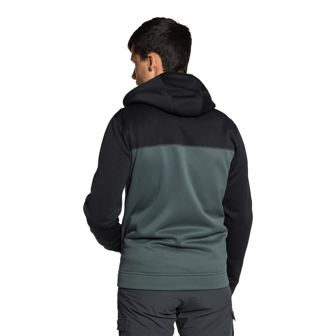 Sudadera con cremallera para Hombre Trangoworld Ripon v02 Gris/Gris 2/4