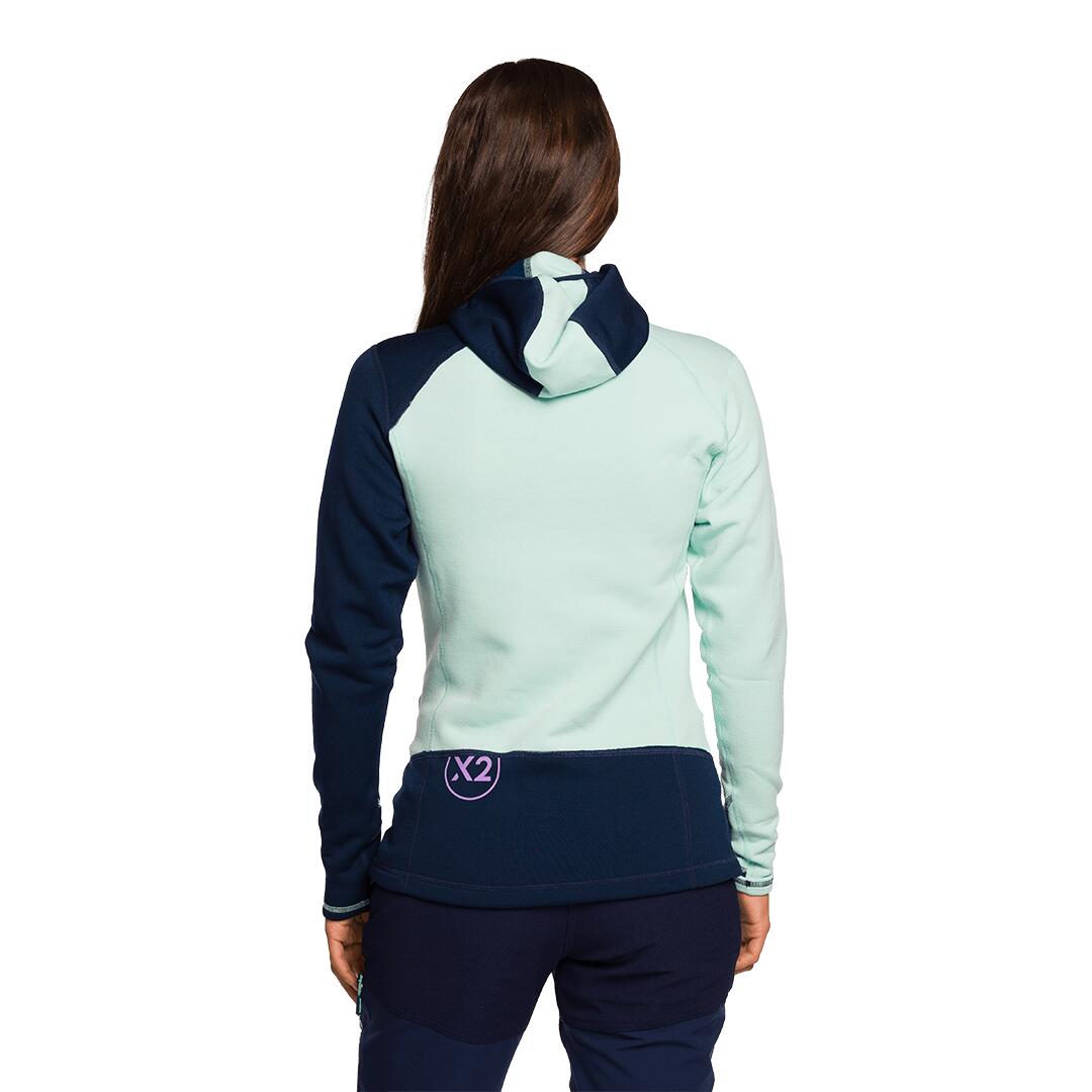 Forro polar para Mujer Trangoworld Trx2 stretch wm evo Verde/Azul 2/7