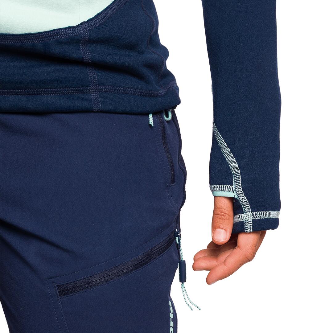 Forro polar para Mujer Trangoworld Trx2 stretch wm evo Verde/Azul 7/7