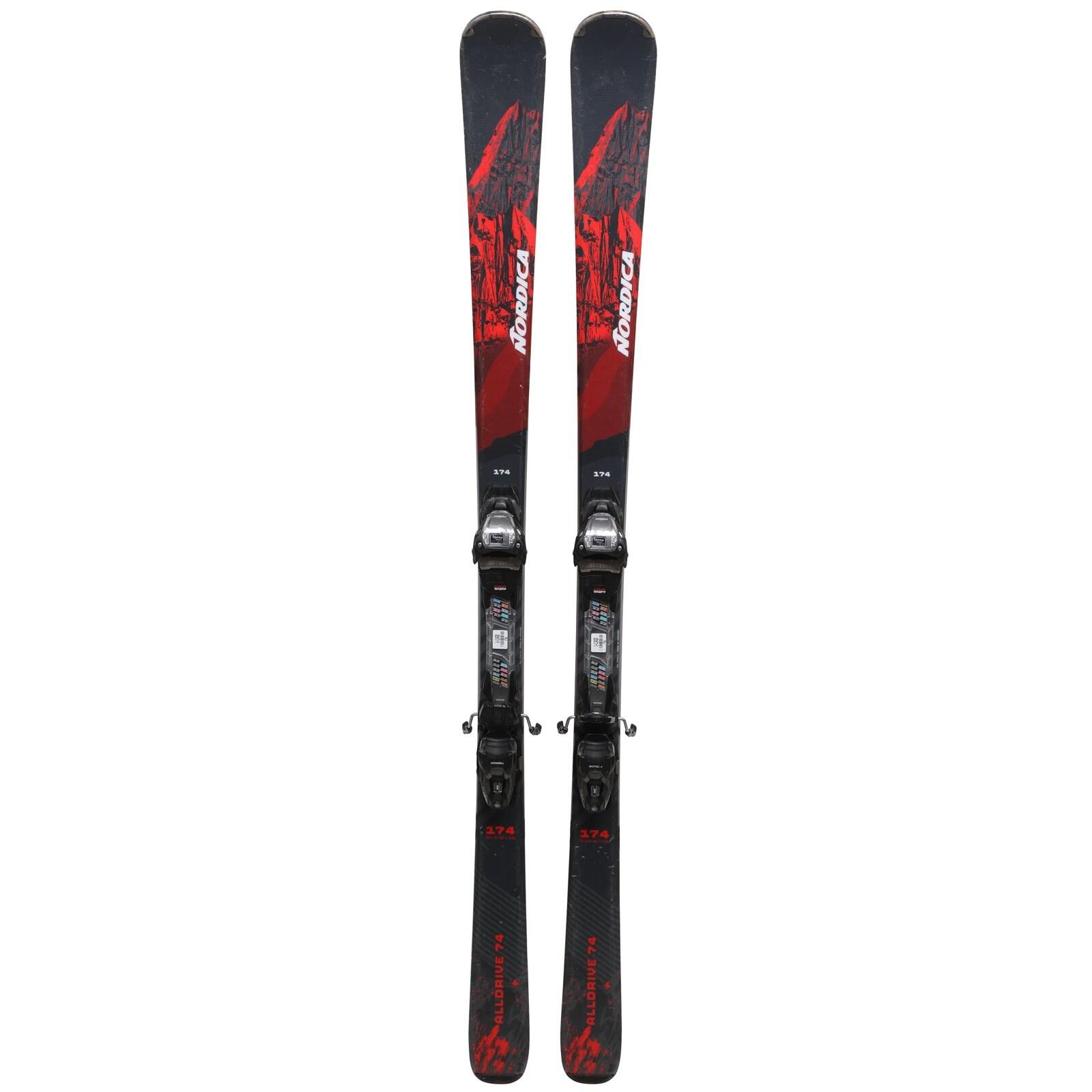 RECONDITIONNE - Ski Nordica Alldrive 74 + Fixations 2/4