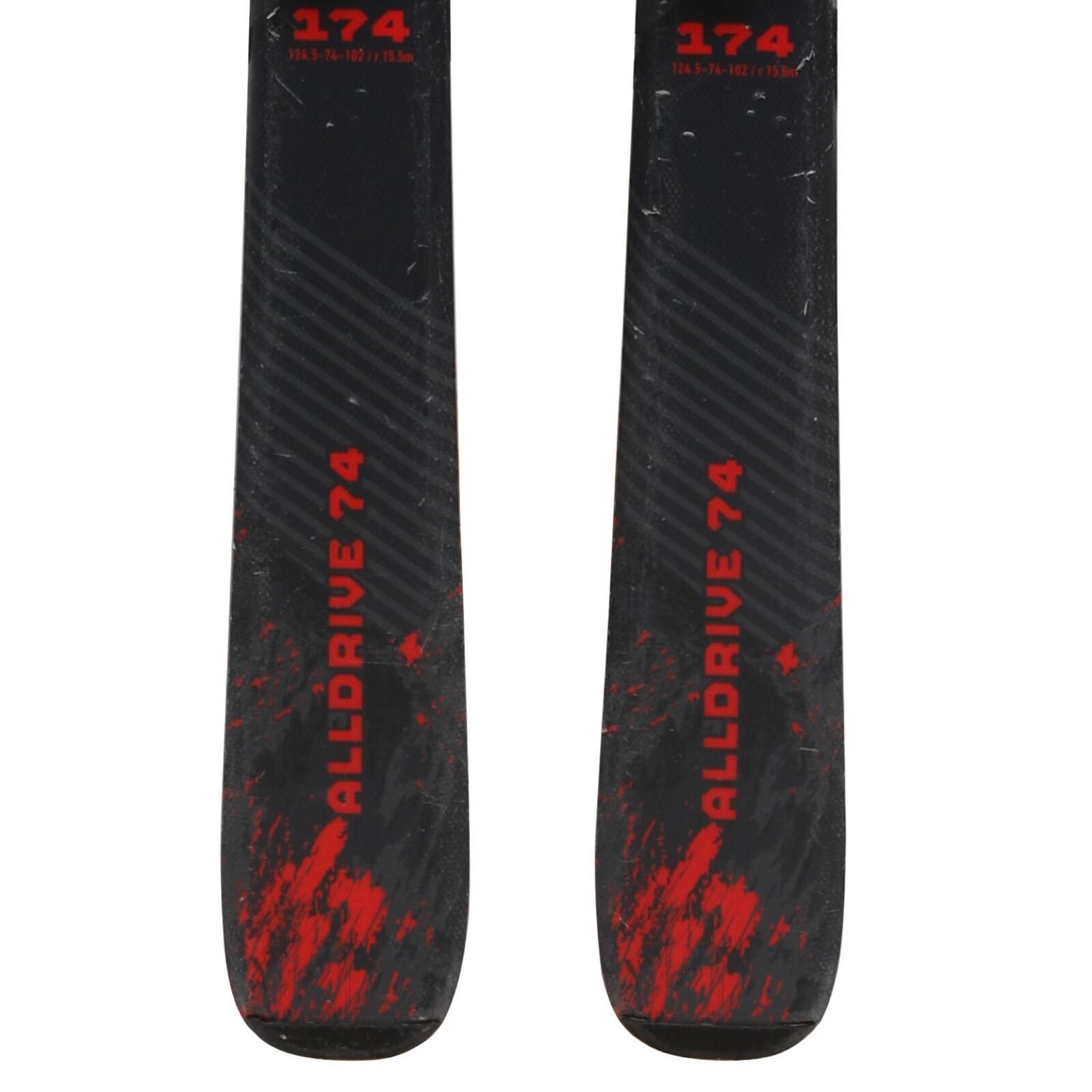 RECONDITIONNE - Ski Nordica Alldrive 74 + Fixations 4/4