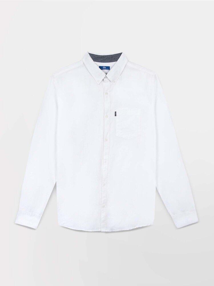 Camisa Blanca Hombre TBS LYNERCHE 2/5