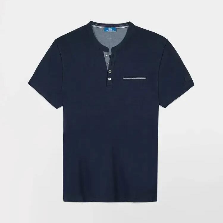Men's Navy T-Shirt TBS BLAKETEE