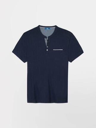 T-shirt manches courtes Homme - BLAKETEE Bleu Marine