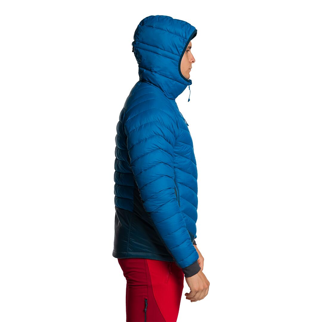 Plumífero para Hombre Trangoworld Medel v02 Azul/Azul/Gris 3/5